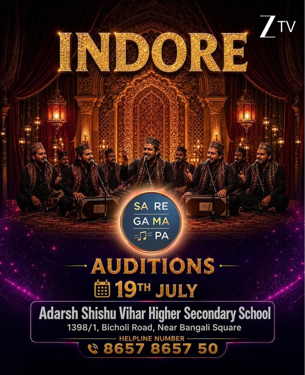 Zee TV's Sa Re Ga Ma Pa Announces 19th July as the New Audition Date for Indore