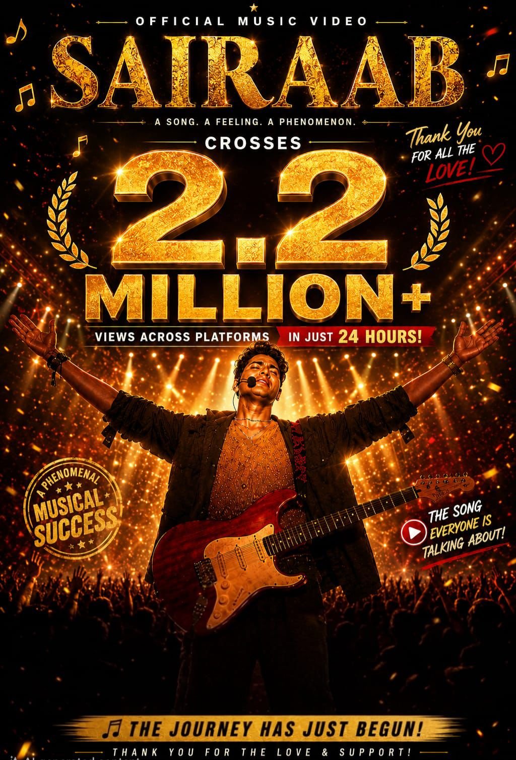 2.2 Million+ Views and Counting! How 'Sairaab' Transformed from a Title Track into the Internet's Ultimate Love Anthem
